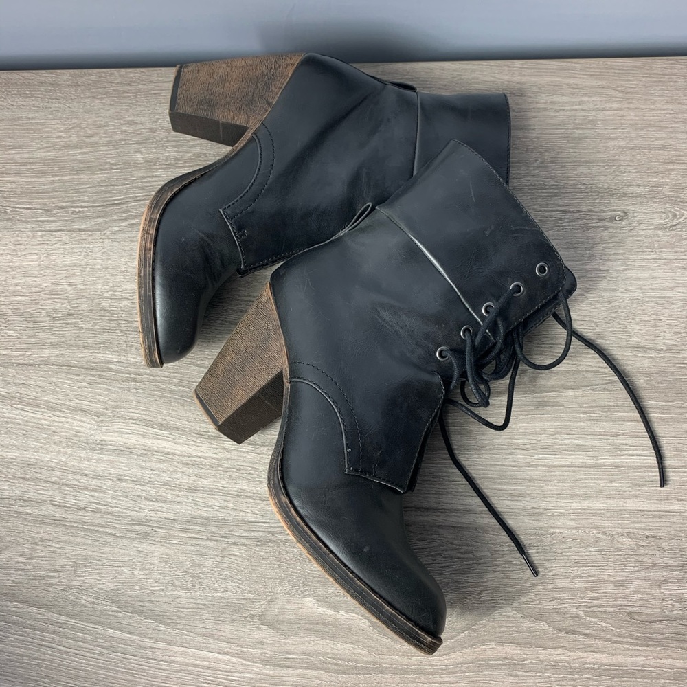 SOLD Heeled Combat Boots | Versatile, All-Seasons